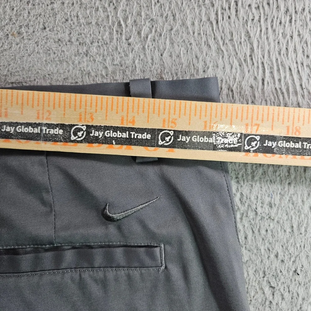 Nike Golf‎ Tour Performance Dri-FIT Shorts Mens 32 Gray Flat Front Stretch 11in